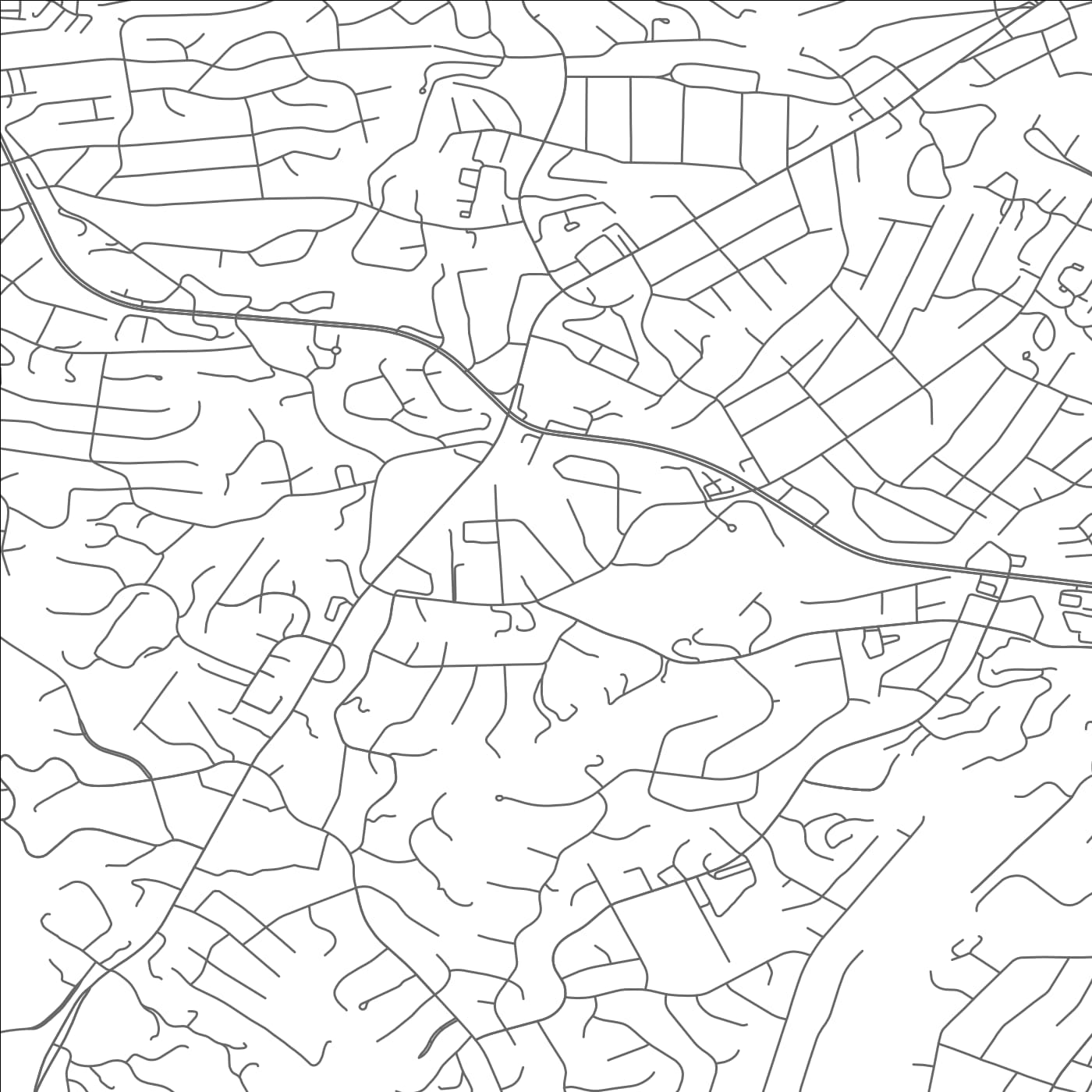 ROAD MAP OF CAVE SPRING, VIRGINIA BY MAPBAKES