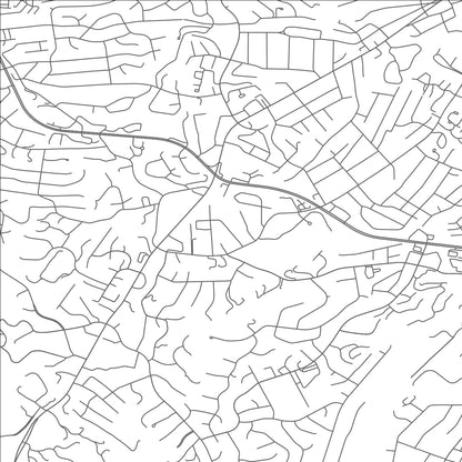 ROAD MAP OF CAVE SPRING, VIRGINIA BY MAPBAKES