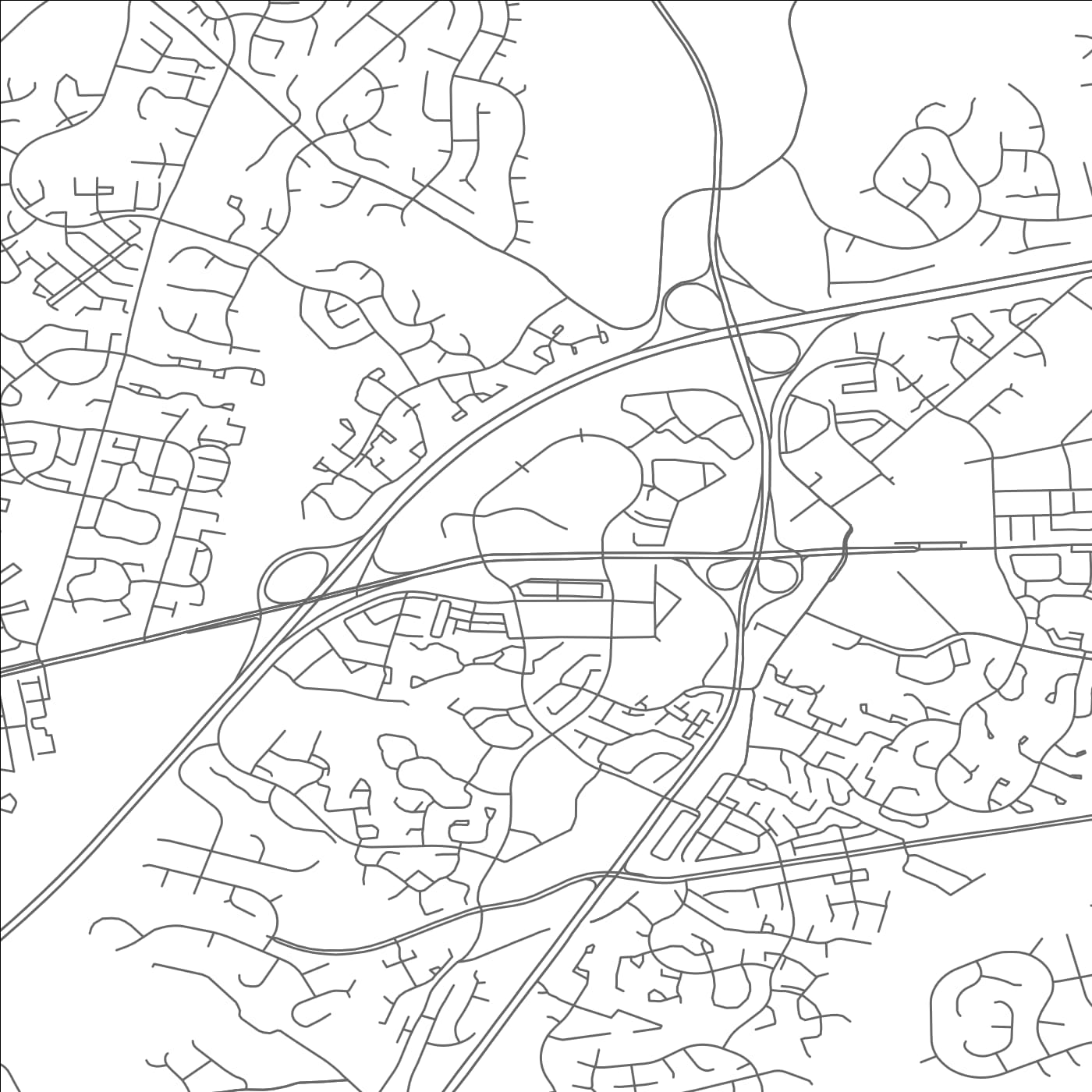 ROAD MAP OF CENTREVILLE, VIRGINIA BY MAPBAKES