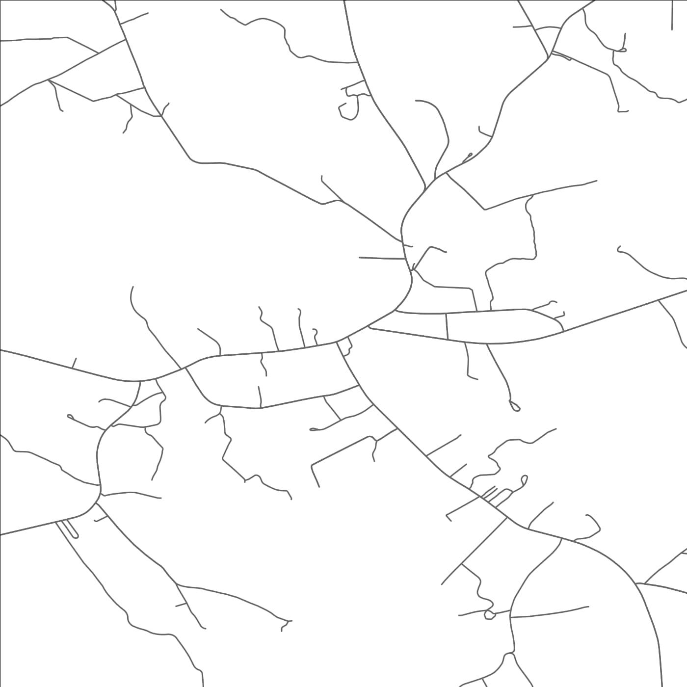 ROAD MAP OF CHARLOTTE COURT HOUSE, VIRGINIA BY MAPBAKES