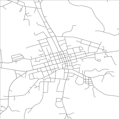 ROAD MAP OF CHASE CITY, VIRGINIA BY MAPBAKES