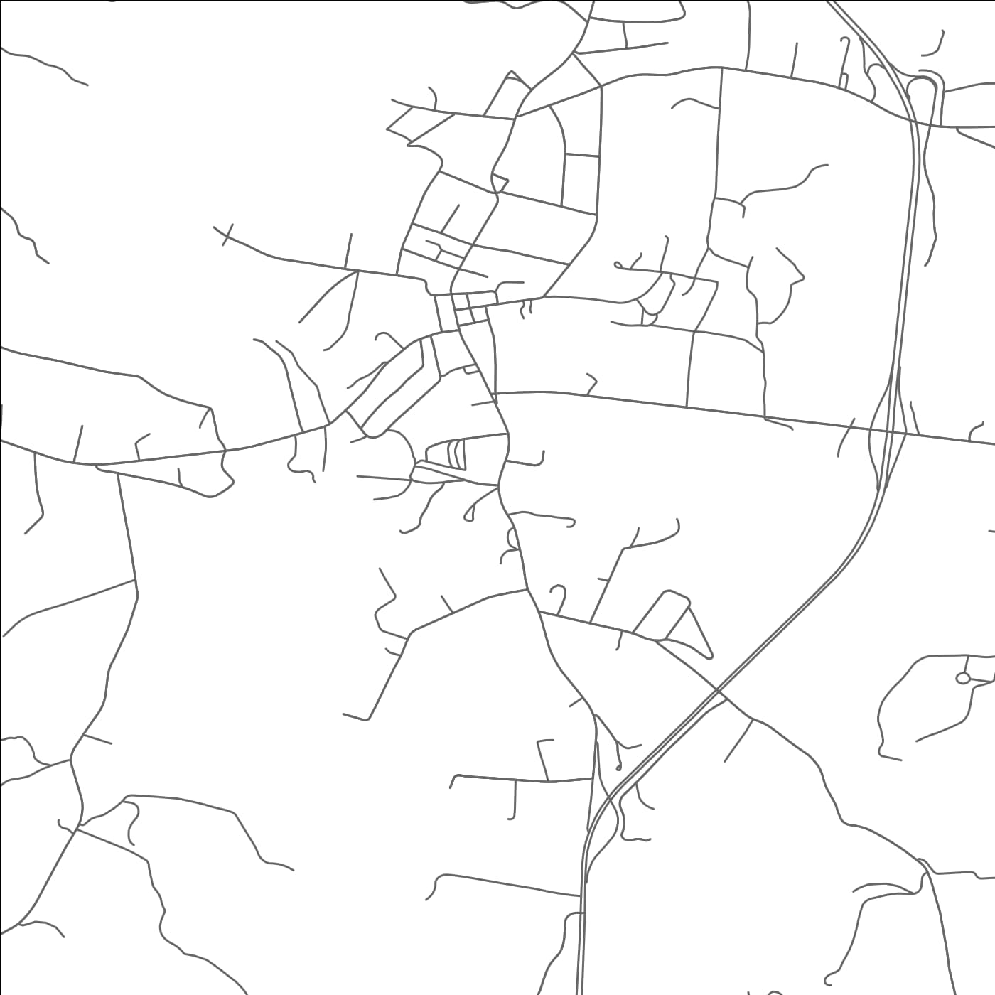 ROAD MAP OF CHATHAM, VIRGINIA BY MAPBAKES