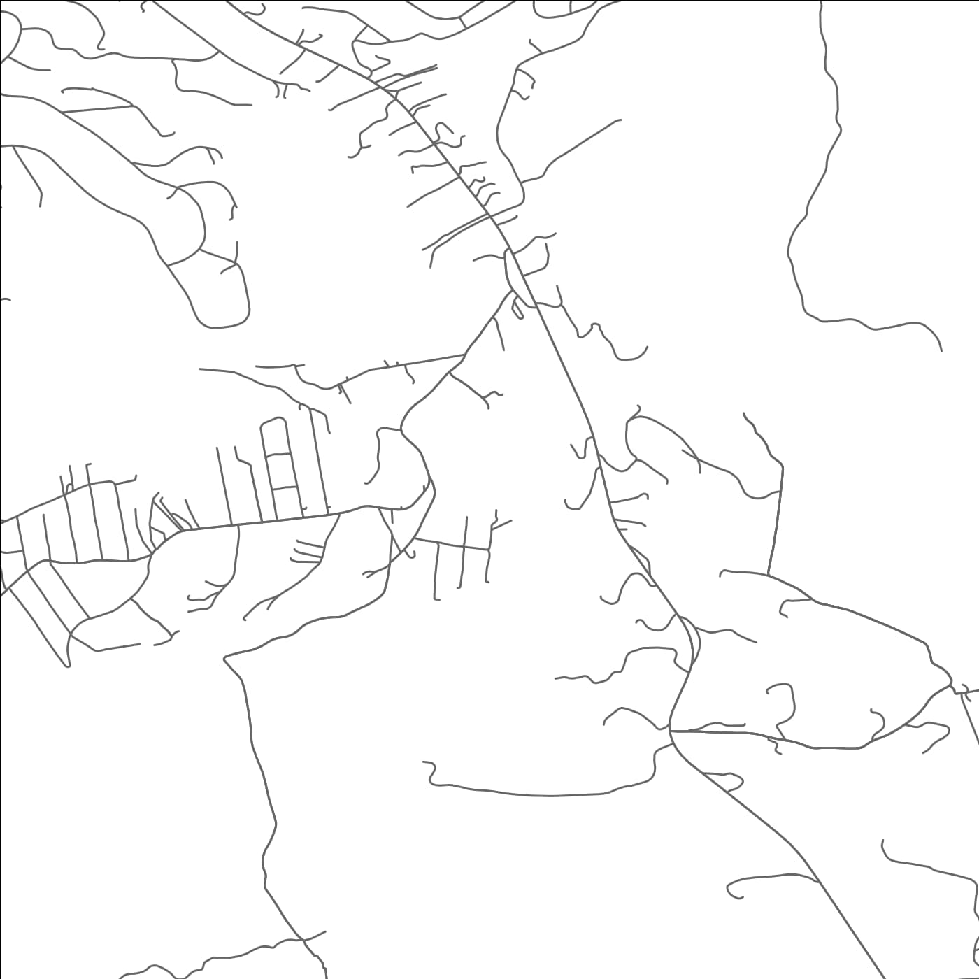 ROAD MAP OF CHESTER GAP, VIRGINIA BY MAPBAKES