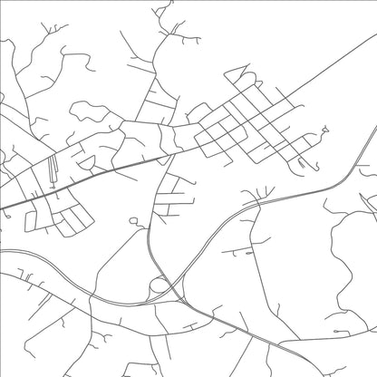 ROAD MAP OF CLARKSVILLE, VIRGINIA BY MAPBAKES