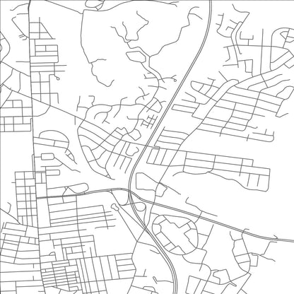 ROAD MAP OF COLONIAL HEIGHTS, VIRGINIA BY MAPBAKES