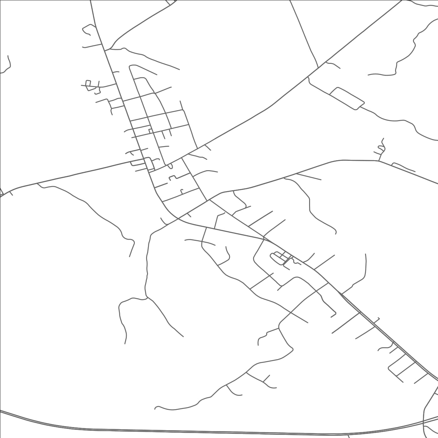 ROAD MAP OF COURTLAND, VIRGINIA BY MAPBAKES