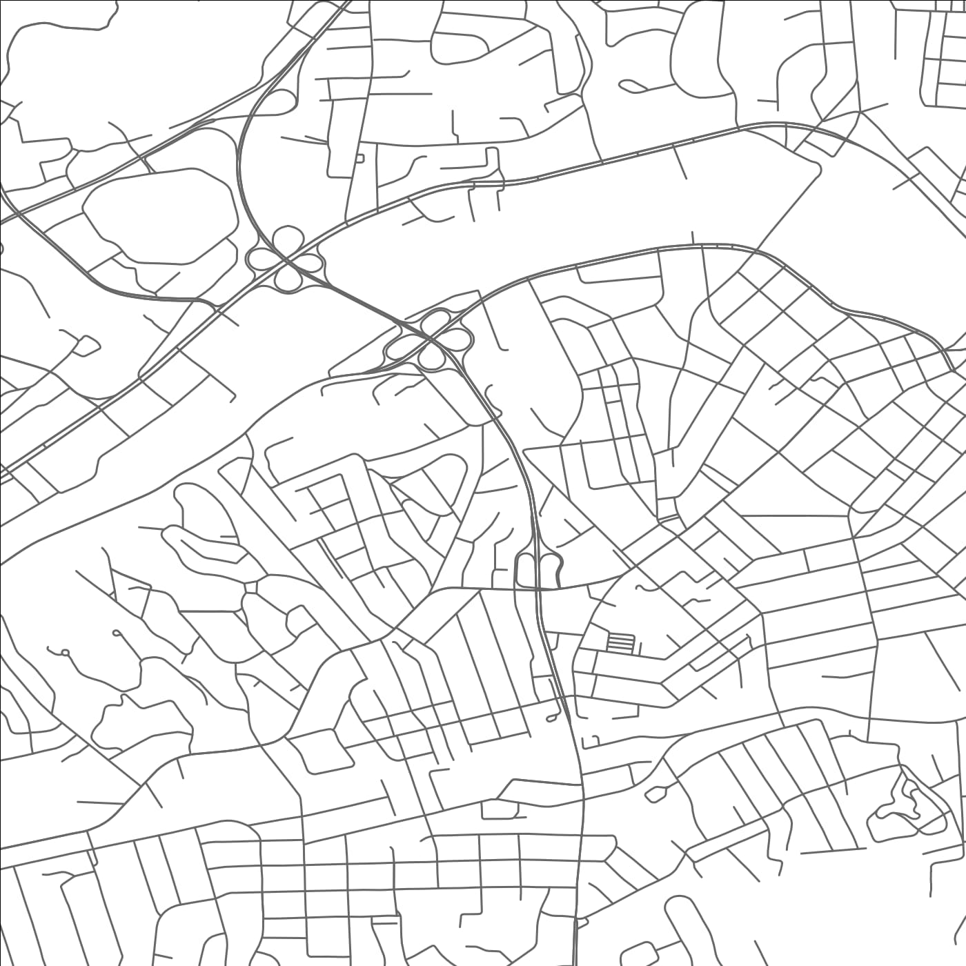 ROAD MAP OF DANVILLE, VIRGINIA BY MAPBAKES