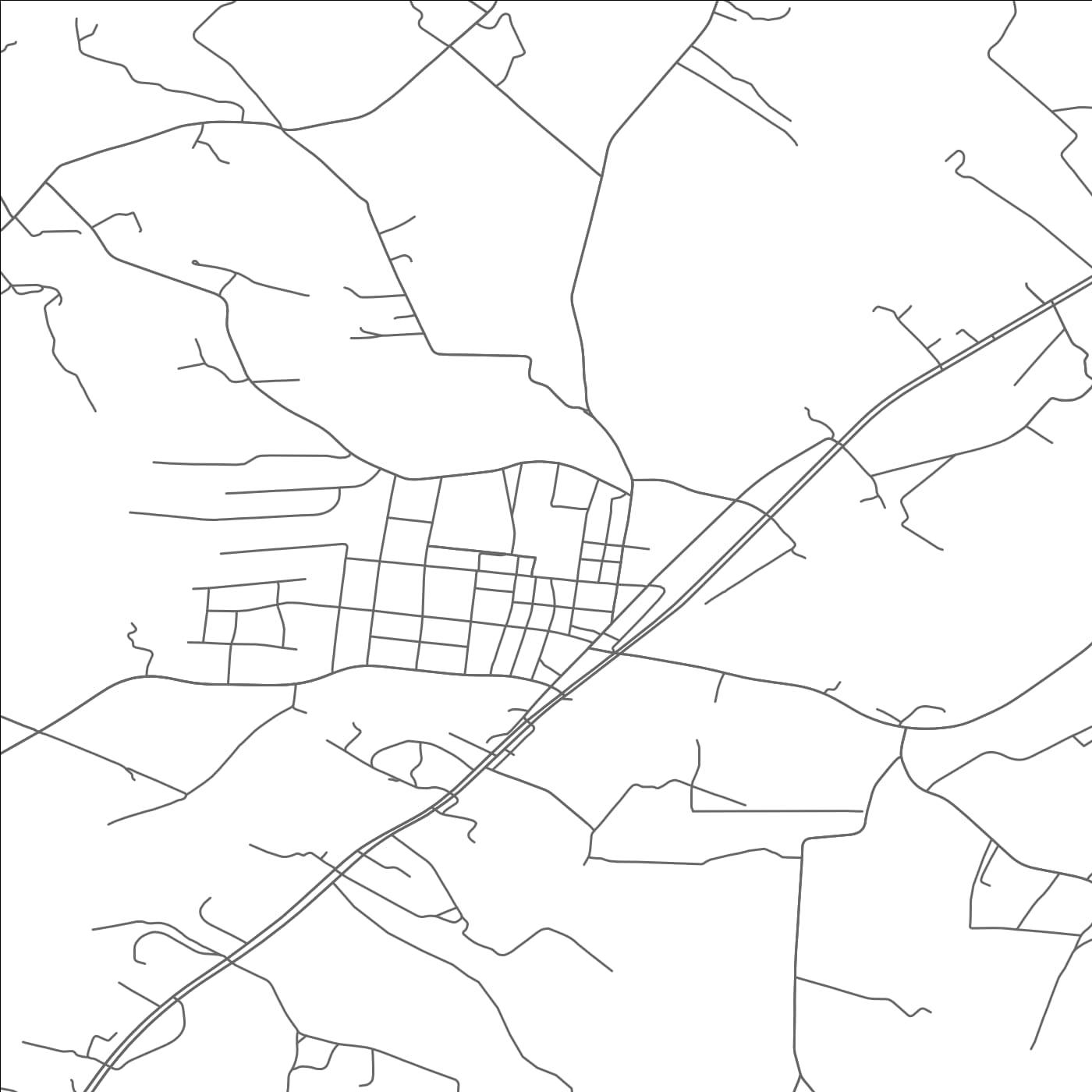 ROAD MAP OF DAYTON, VIRGINIA BY MAPBAKES