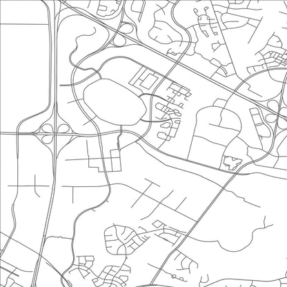 ROAD MAP OF DULLES TOWN CENTER, VIRGINIA BY MAPBAKES