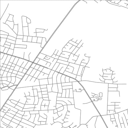 ROAD MAP OF EAST HIGHLAND PARK, VIRGINIA BY MAPBAKES