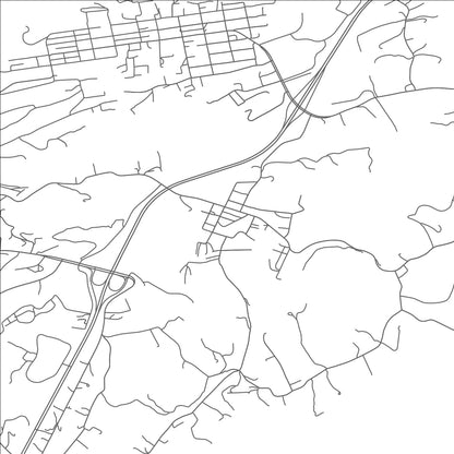 ROAD MAP OF EAST STONE GAP, VIRGINIA BY MAPBAKES