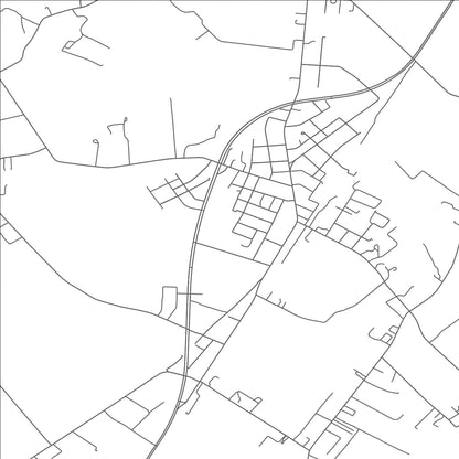 ROAD MAP OF EXMORE, VIRGINIA BY MAPBAKES