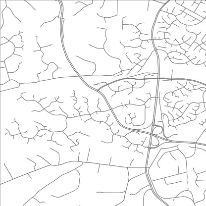 ROAD MAP OF FAIRFAX STATION, VIRGINIA BY MAPBAKES