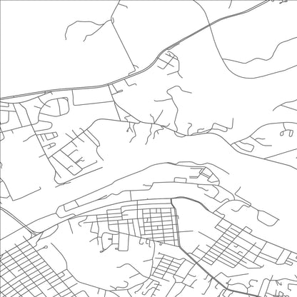 ROAD MAP OF FAIRLAWN, VIRGINIA BY MAPBAKES