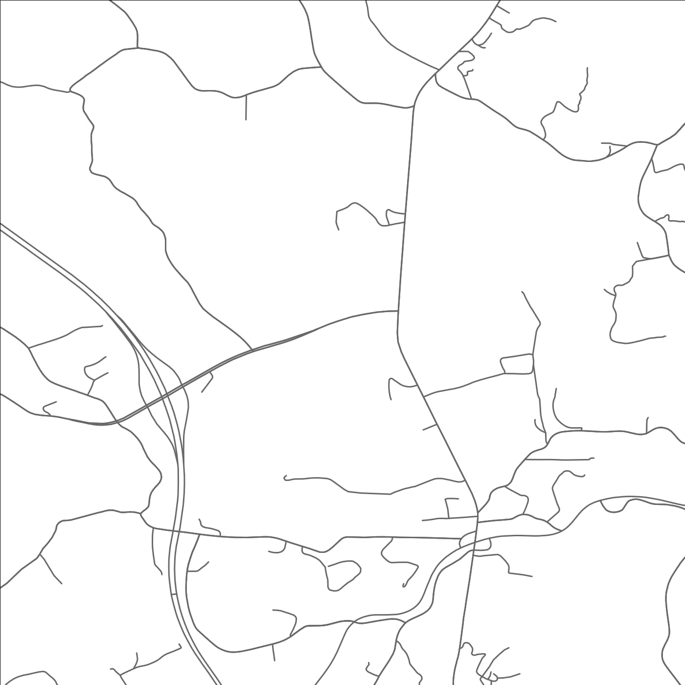 ROAD MAP OF FANCY GAP, VIRGINIA BY MAPBAKES