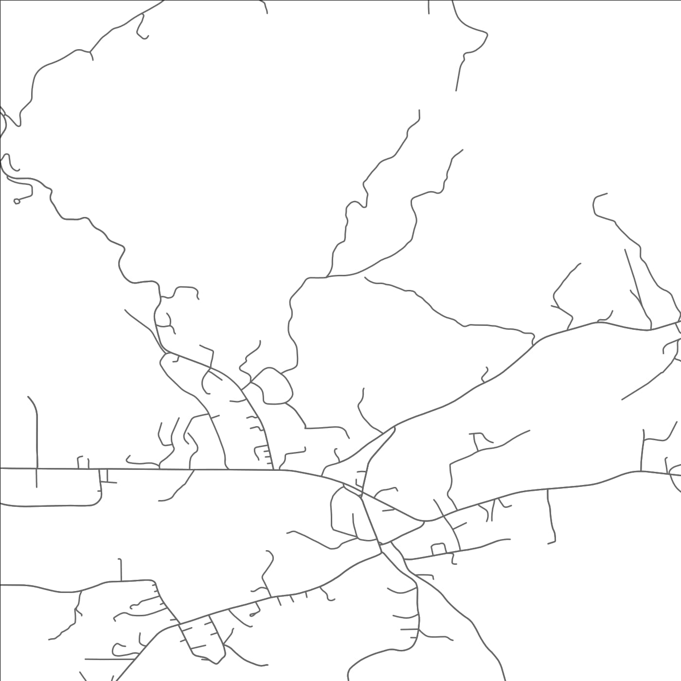 ROAD MAP OF FERRUM, VIRGINIA BY MAPBAKES