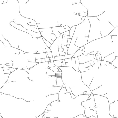 ROAD MAP OF FLOYD, VIRGINIA BY MAPBAKES