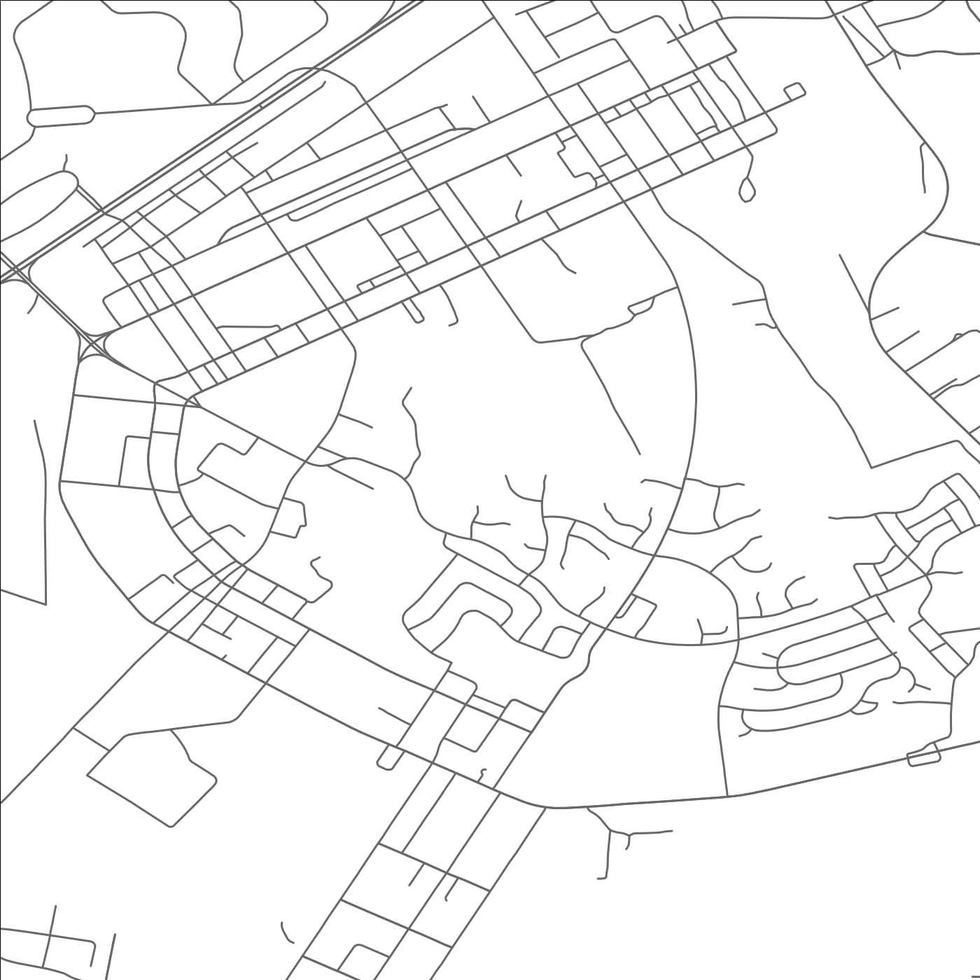 ROAD MAP OF FORT LEE, VIRGINIA BY MAPBAKES