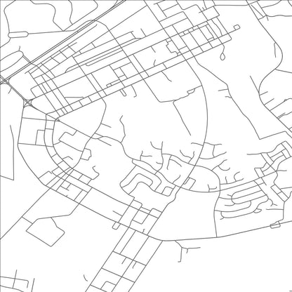 ROAD MAP OF FORT LEE, VIRGINIA BY MAPBAKES