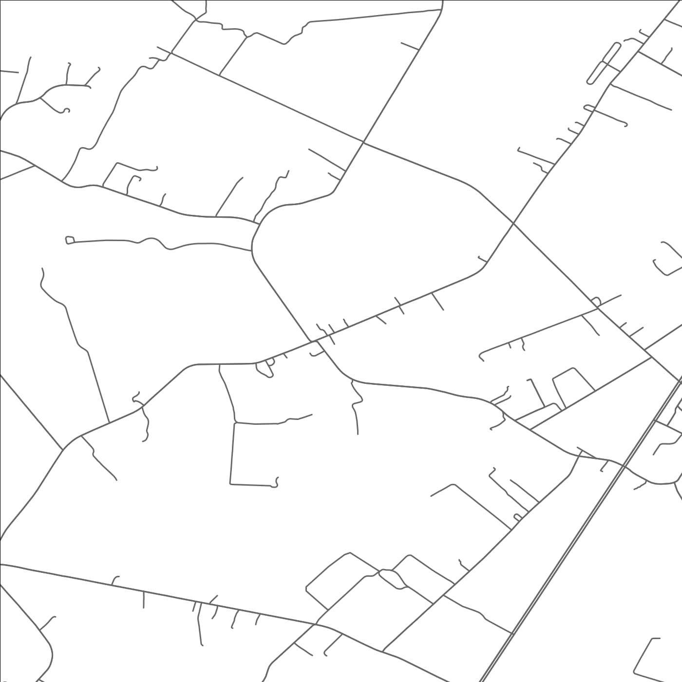 ROAD MAP OF FRANKTOWN, VIRGINIA BY MAPBAKES