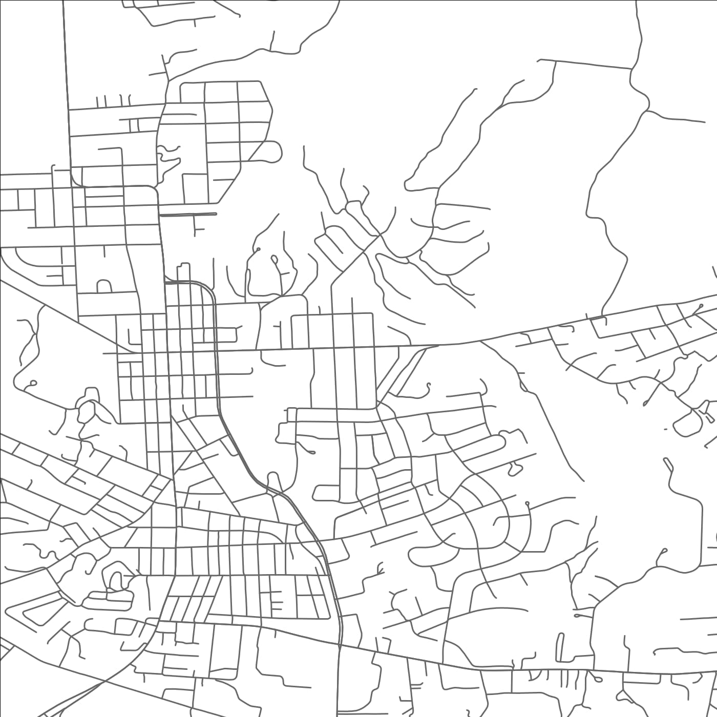 ROAD MAP OF FRONT ROYAL, VIRGINIA BY MAPBAKES