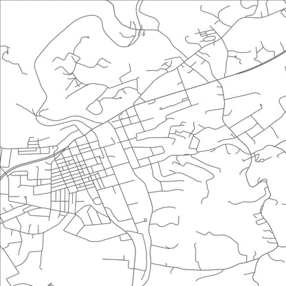 ROAD MAP OF GALAX, VIRGINIA BY MAPBAKES