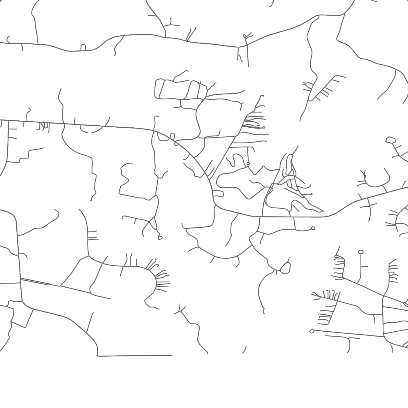 ROAD MAP OF GASBURG, VIRGINIA BY MAPBAKES