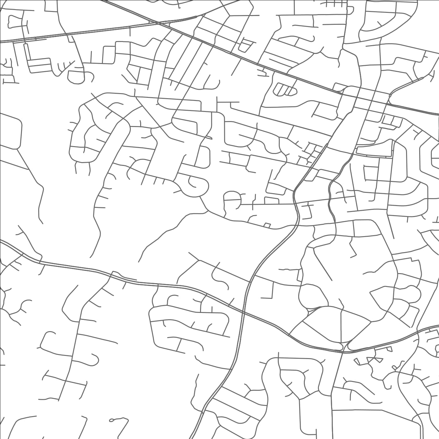 ROAD MAP OF GEORGE MASON, VIRGINIA BY MAPBAKES