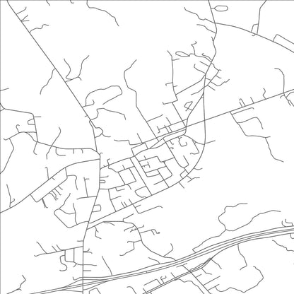 ROAD MAP OF GLADE SPRING, VIRGINIA BY MAPBAKES