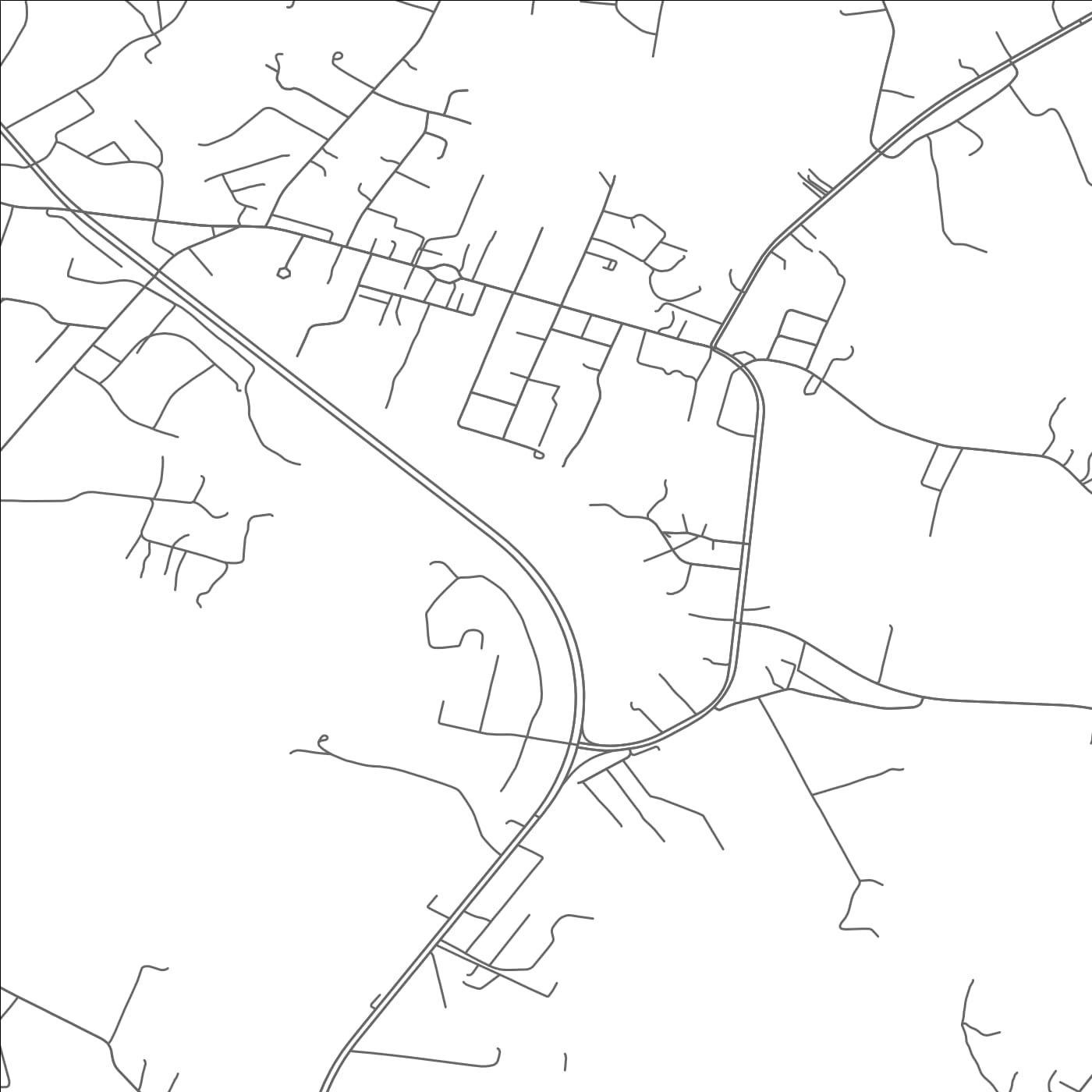 ROAD MAP OF GLOUCESTER COURTHOUSE, VIRGINIA BY MAPBAKES