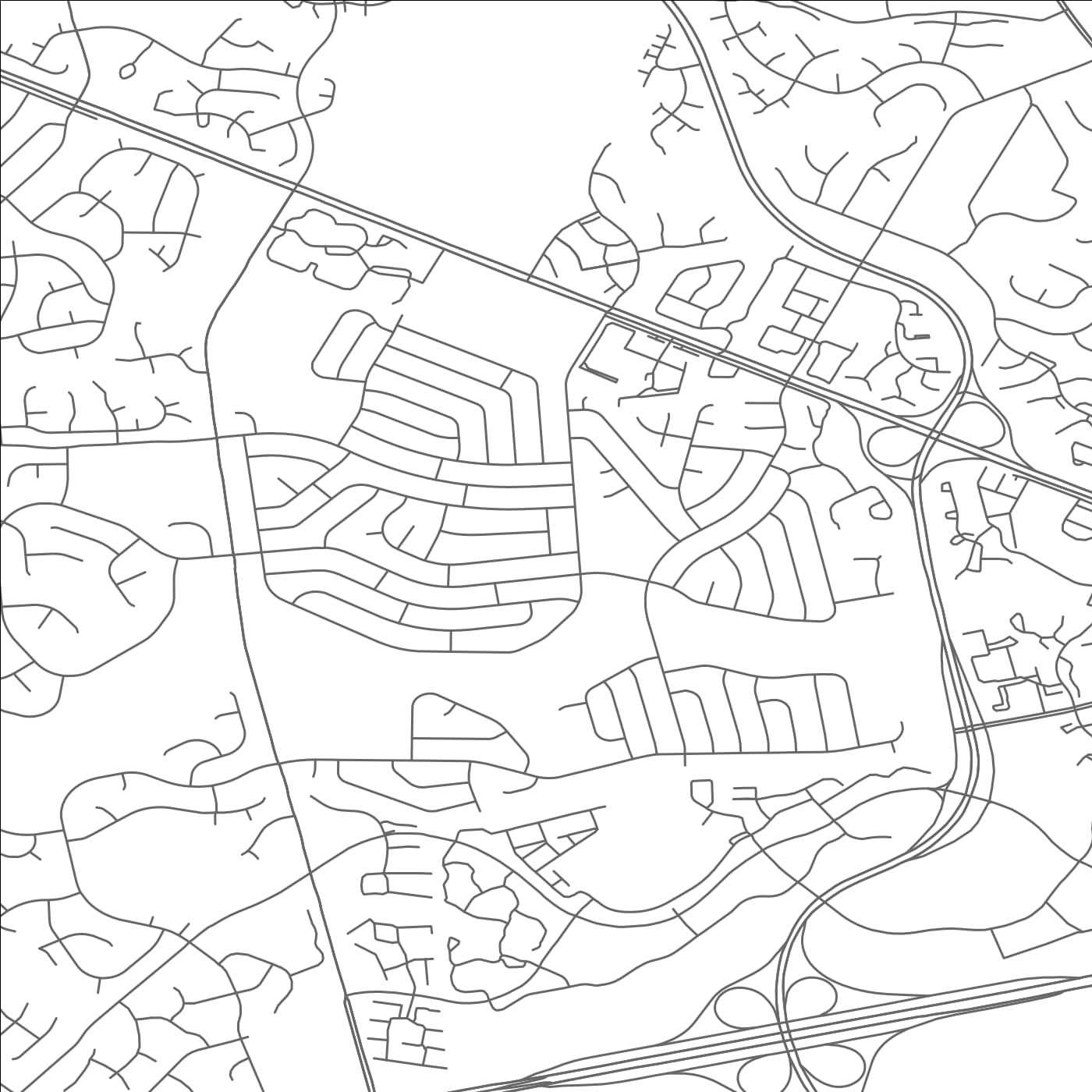 ROAD MAP OF GREENBRIAR, VIRGINIA BY MAPBAKES