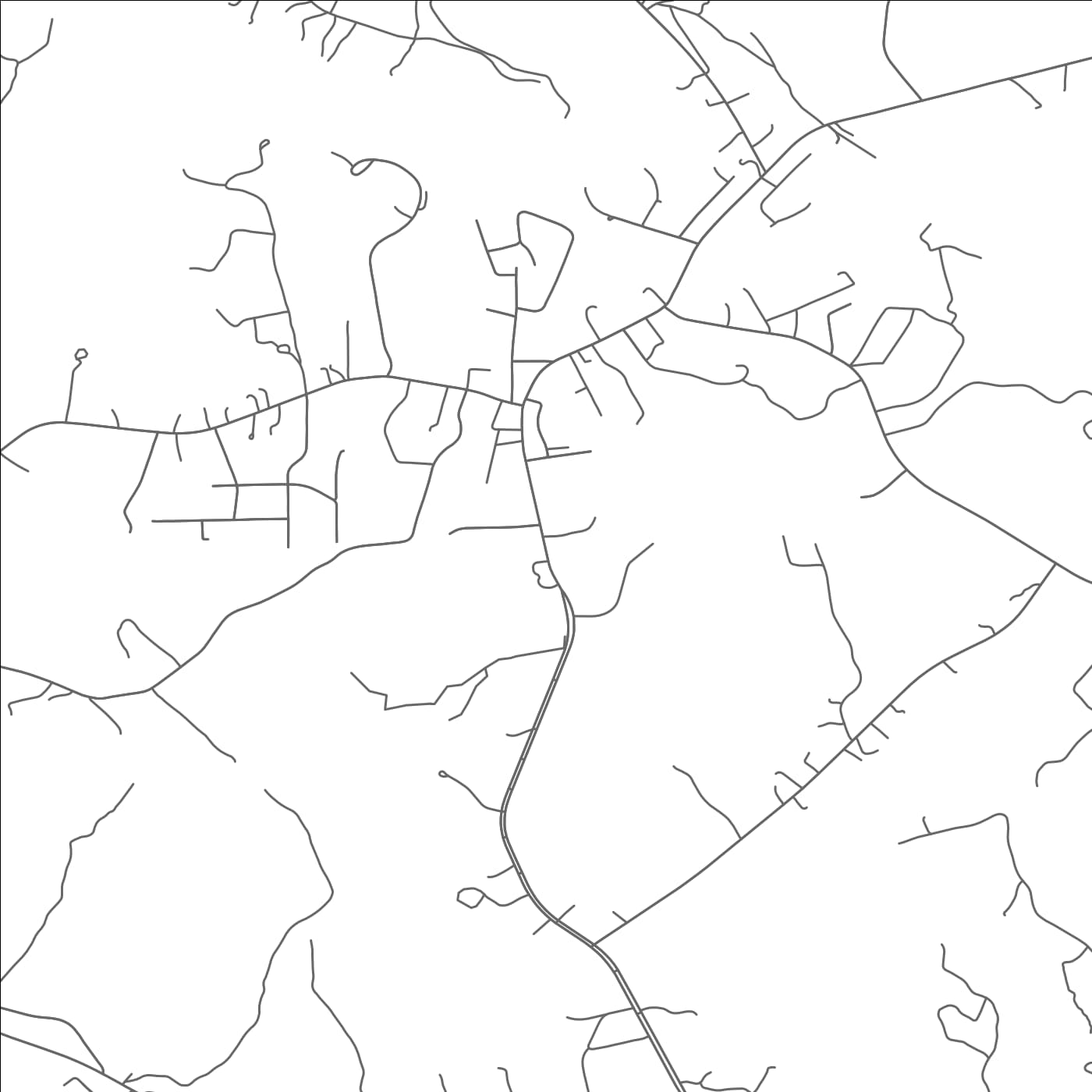 ROAD MAP OF HALIFAX, VIRGINIA BY MAPBAKES