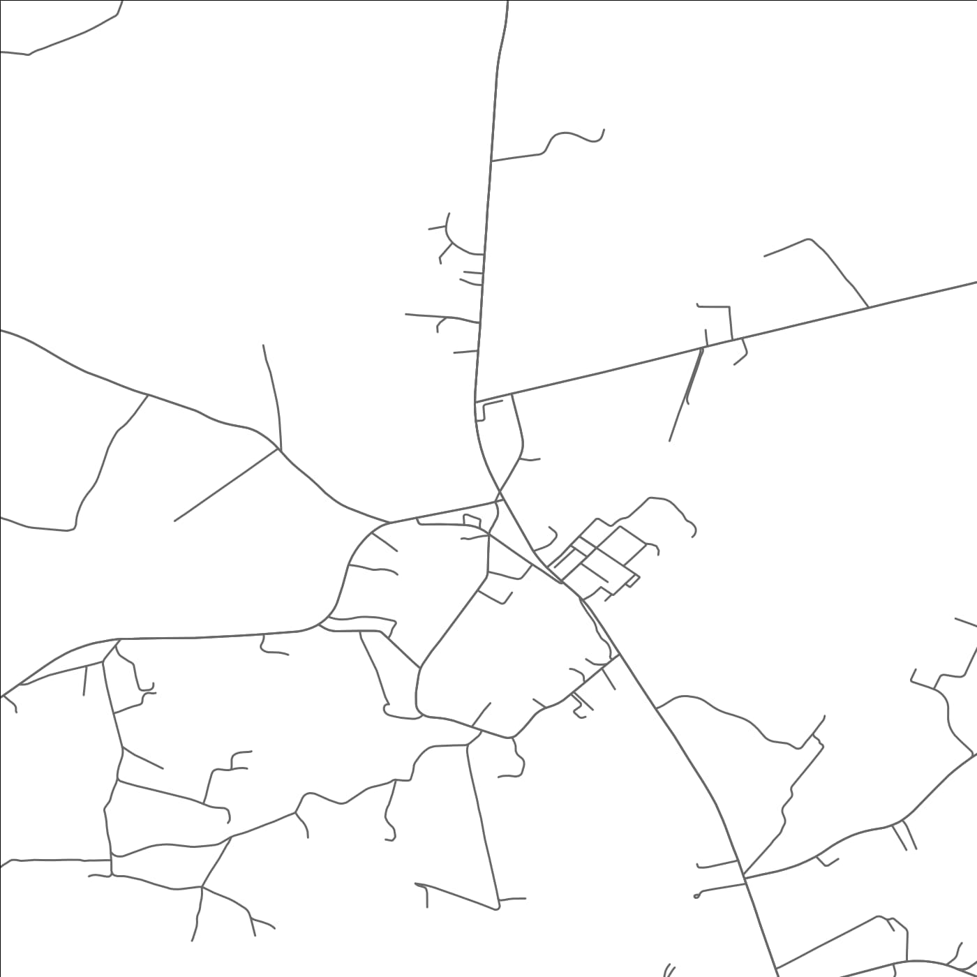 ROAD MAP OF HANOVER, VIRGINIA BY MAPBAKES