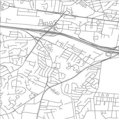 ROAD MAP OF HUNTINGTON, VIRGINIA BY MAPBAKES