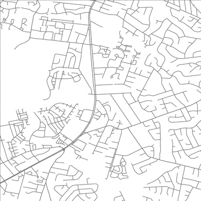 ROAD MAP OF HYBLA VALLEY, VIRGINIA BY MAPBAKES