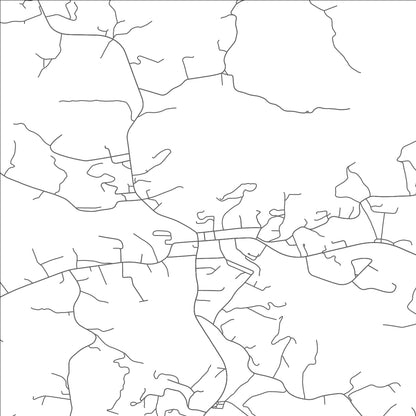 ROAD MAP OF INDEPENDENCE, VIRGINIA BY MAPBAKES
