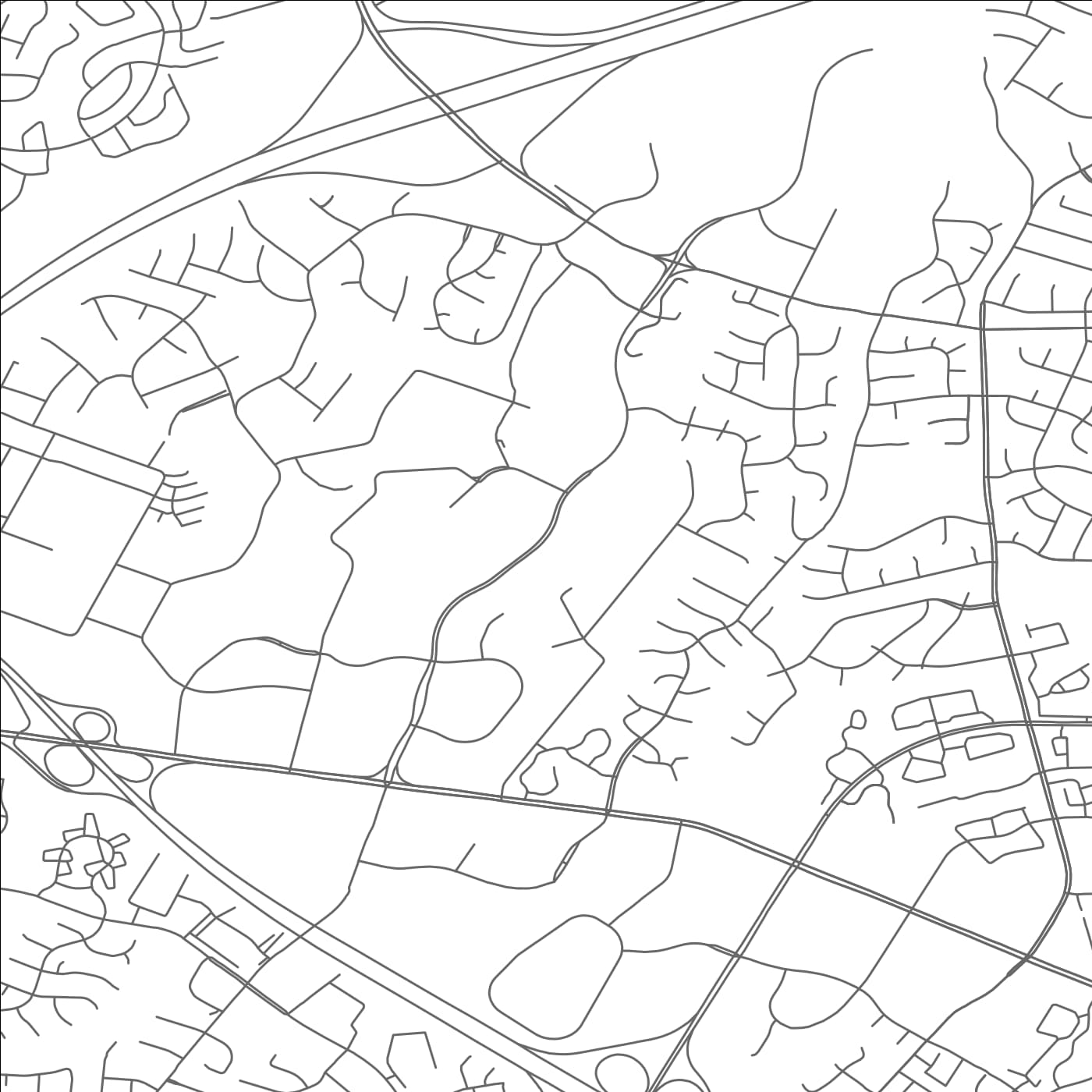 ROAD MAP OF INNSBROOK, VIRGINIA BY MAPBAKES