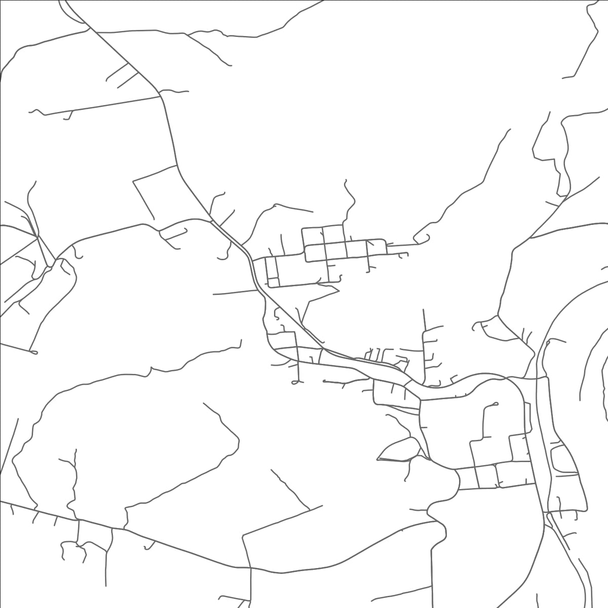 ROAD MAP OF IVANHOE, VIRGINIA BY MAPBAKES