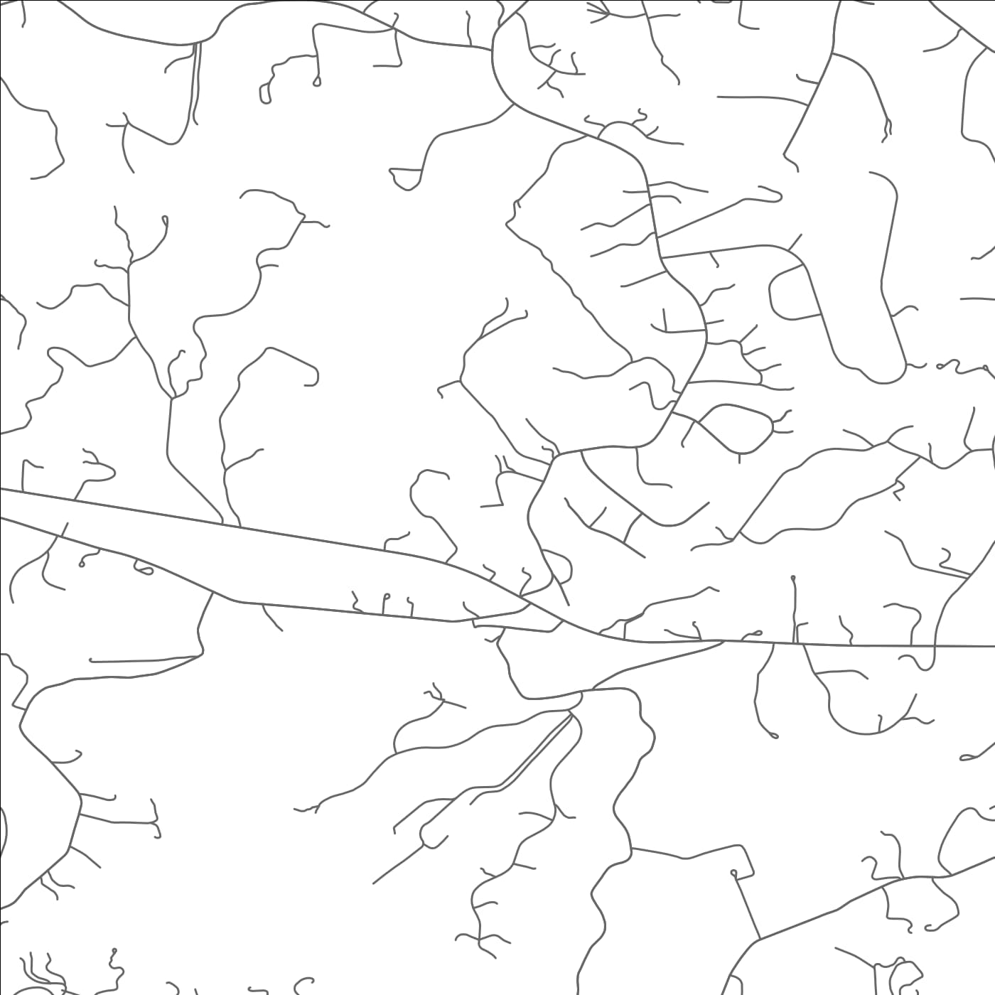 ROAD MAP OF IVY, VIRGINIA BY MAPBAKES