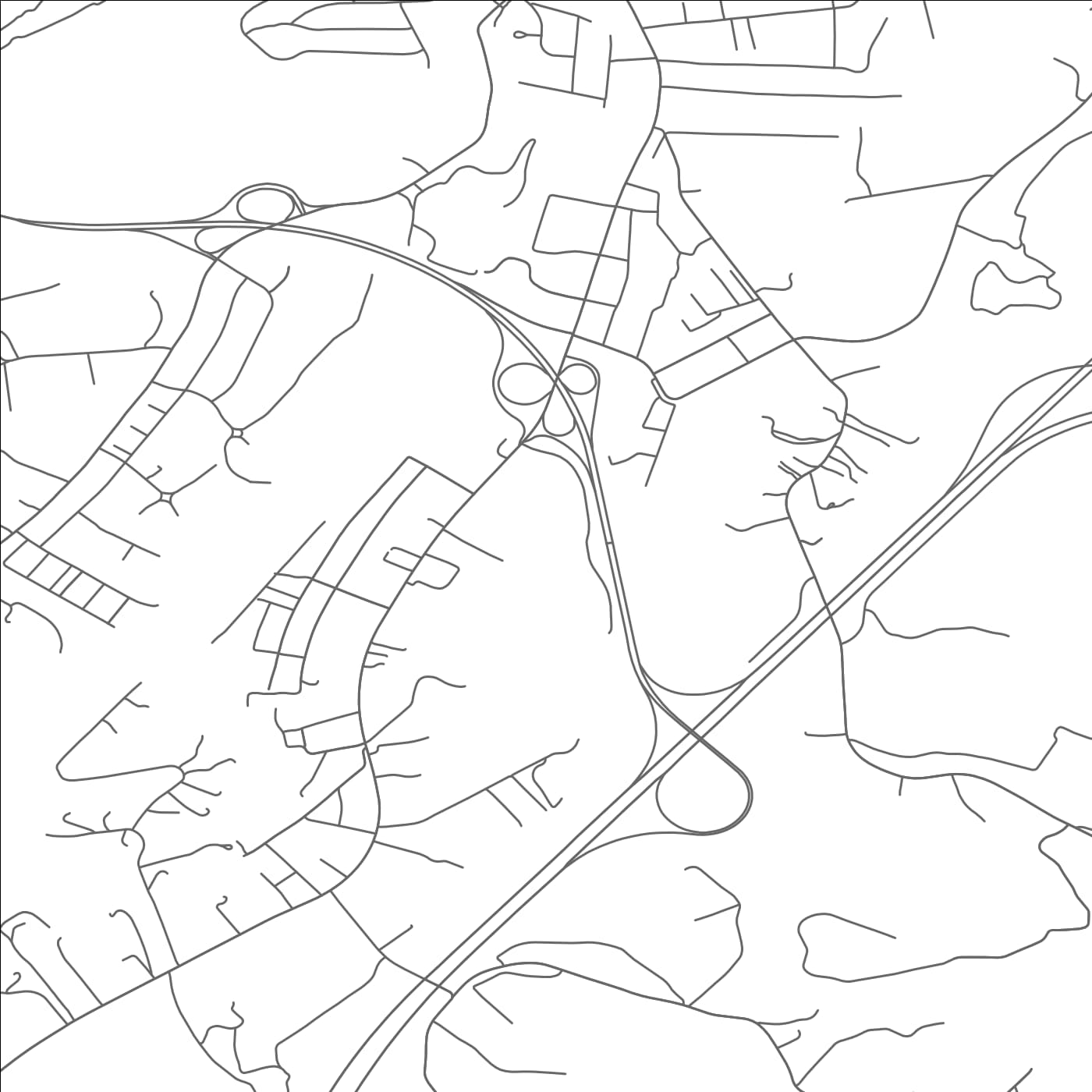 ROAD MAP OF JOLIVUE, VIRGINIA BY MAPBAKES