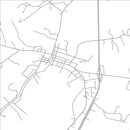 ROAD MAP OF KEYSVILLE, VIRGINIA BY MAPBAKES