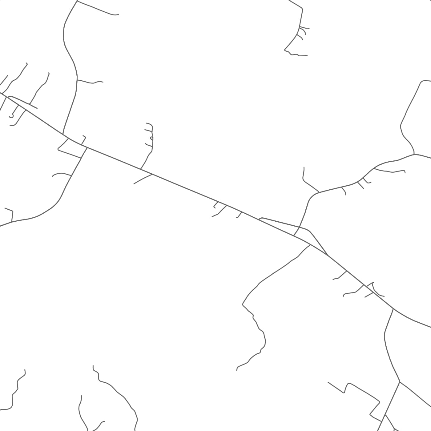 ROAD MAP OF KING WILLIAM, VIRGINIA BY MAPBAKES