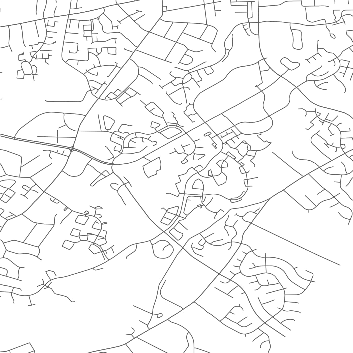 ROAD MAP OF KINGSTOWNE, VIRGINIA BY MAPBAKES