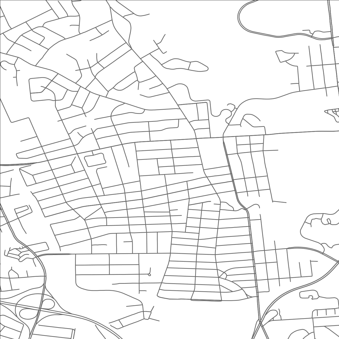 ROAD MAP OF LAKESIDE, VIRGINIA BY MAPBAKES