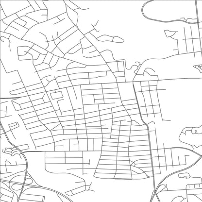 ROAD MAP OF LAKESIDE, VIRGINIA BY MAPBAKES