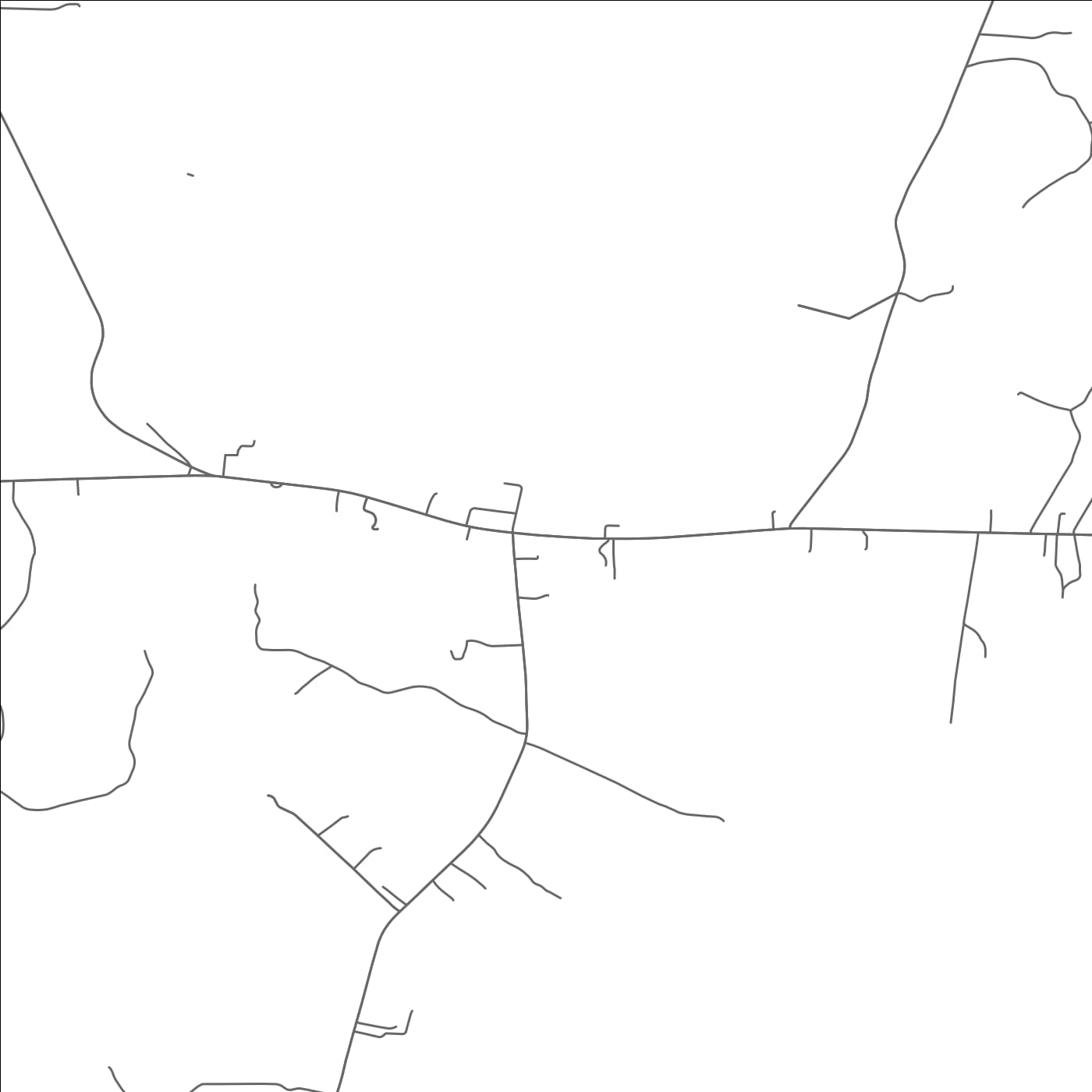 ROAD MAP OF LANCASTER, VIRGINIA BY MAPBAKES