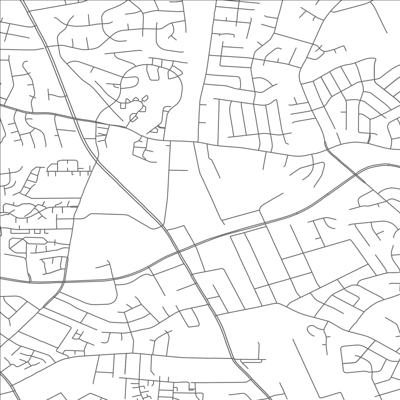 ROAD MAP OF LAUREL, VIRGINIA BY MAPBAKES