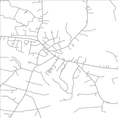 ROAD MAP OF LOUISA, VIRGINIA BY MAPBAKES