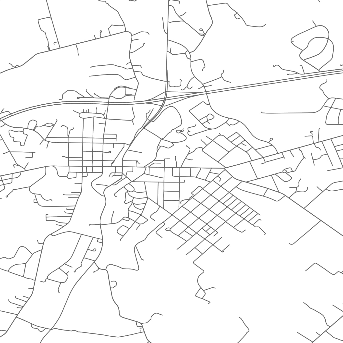 ROAD MAP OF LURAY, VIRGINIA BY MAPBAKES