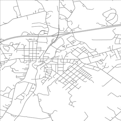 ROAD MAP OF LURAY, VIRGINIA BY MAPBAKES